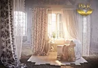 آشنایی با انواع پرده: پرده تور و حریر